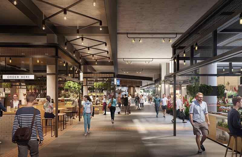 Glen shopping center food courts